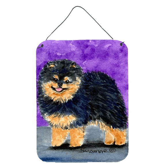Caroline's Treasures SS8687DS1216 Pomeranian Wall or Door Hanging Prints, 12x16, multicolor