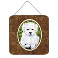 thumbnail image 1 of Carolines Treasures SS8913DS66 Bichon Frise Aluminum Metal Wall or Door Hanging Prints, 6 x 6", Multicolor, 1 of 1