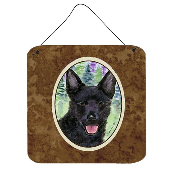 Carolines Treasures SS8013DS66 Australian Kelpie Aluminum Metal Wall or Door Hanging Prints, 6 x 6", Multicolor