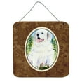thumbnail image 1 of Carolines Treasures SS8866DS66 Great Pyrenees Aluminum Metal Wall or Door Hanging Prints, 6 x 6", Multicolor, 1 of 1