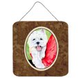 thumbnail image 1 of Carolines Treasures SS8784DS66 Westie Aluminum Metal Wall or Door Hanging Prints, 6 x 6", Multicolor, 1 of 1