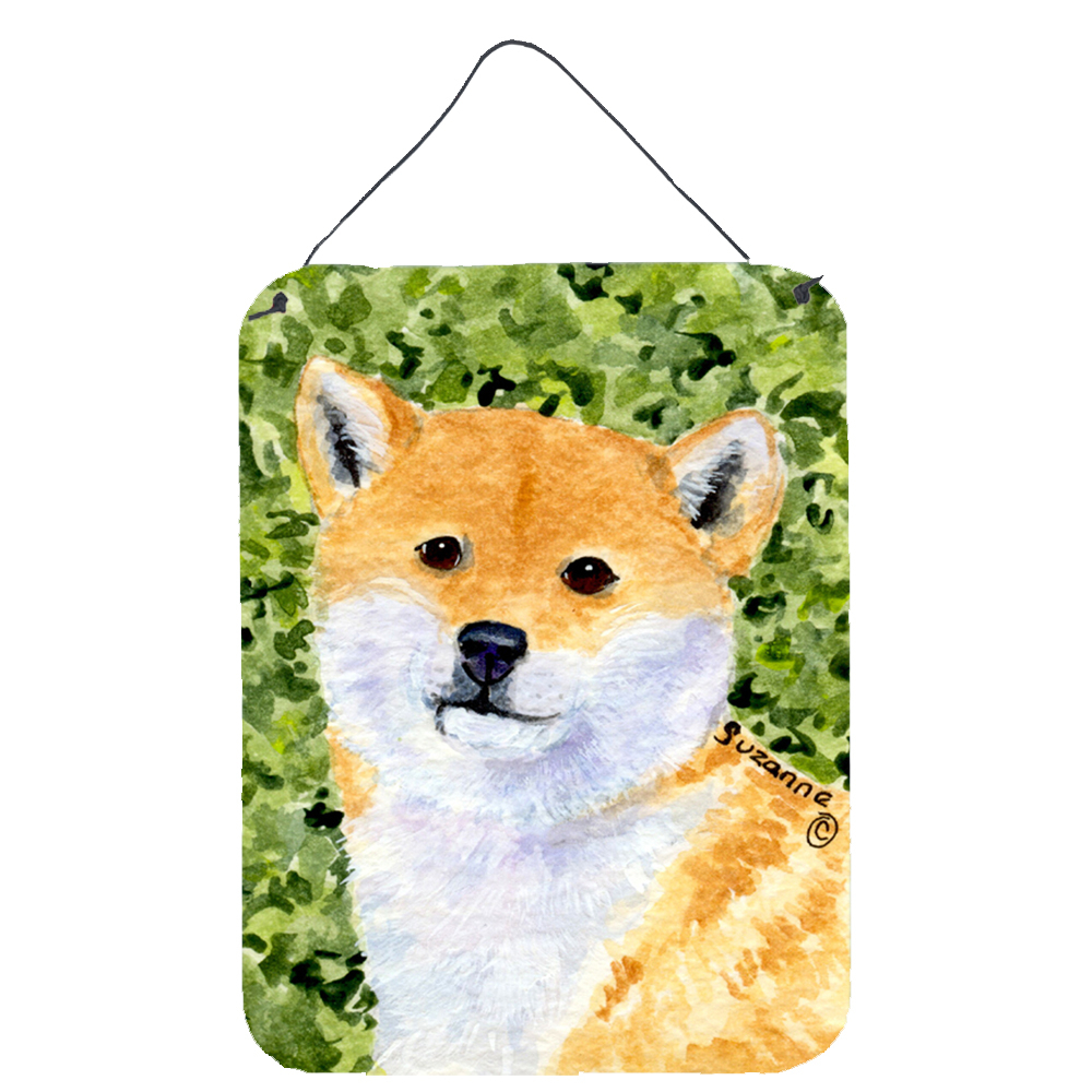 Shiba Inu Aluminium Metal Wall or Door Hanging Prints