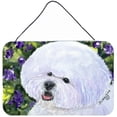 thumbnail image 1 of Carolines Treasures SS8897DS812 Bichon Frise Indoor Aluminum Metal Wall or Door Hanging Prints, 8 x 12", Multicolor, 1 of 1