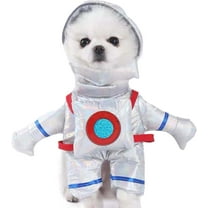Dog Astronaut Standing Costume with Pet Hat Cat Halloween Christmas Party Costume Outfits Funny Dog Clothes for Chihuahua Bulldog