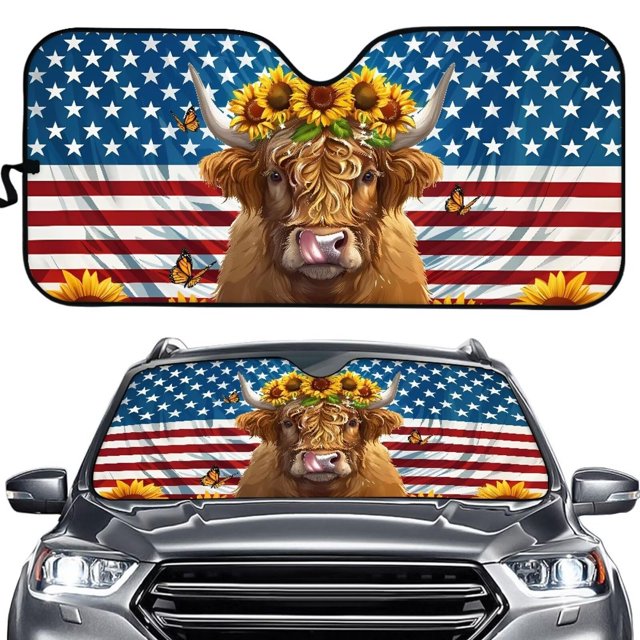 Dog Auto Sunshade Windshield Sun Shade for Car Funny Sun Heat and UV Rays Blocker Sun Visor