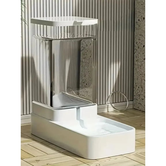 Dog Automatic Feeder Transparent Automatic Gravity Cat Water Bowl High Capacity Food Storage Container Cat And Dog Accessories