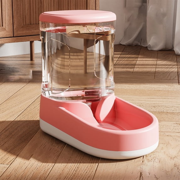 Dog Automatic Feeder & Water Dispenser, 15-Day Feeding , Easy-Clean Design, Anti-Spill Semi-Enclosed, 45° Inclined Tray, Top-Filling, For Pet Birds Travel