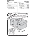 thumbnail image 1 of Dog Back Pack Bags #204 Sewing Pattern (Pattern Only), 1 of 1