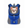 thumbnail image 1 of Dog Backpack Carrier Pet Carrier For Small Medium Dogs Travel Bag Front Pack Breathable Adjustable With Safety Reflective Strips For Hiking Outdoor Cats, 1 of 8