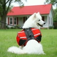 thumbnail image 1 of Dog Backpack Harness Breathable Portable Backpack for Dogs with Handle Dual Pockets Adjustable Weighted Vest for Hiking Camping Travel Outdoor Adventures Pet Gear, 1 of 9