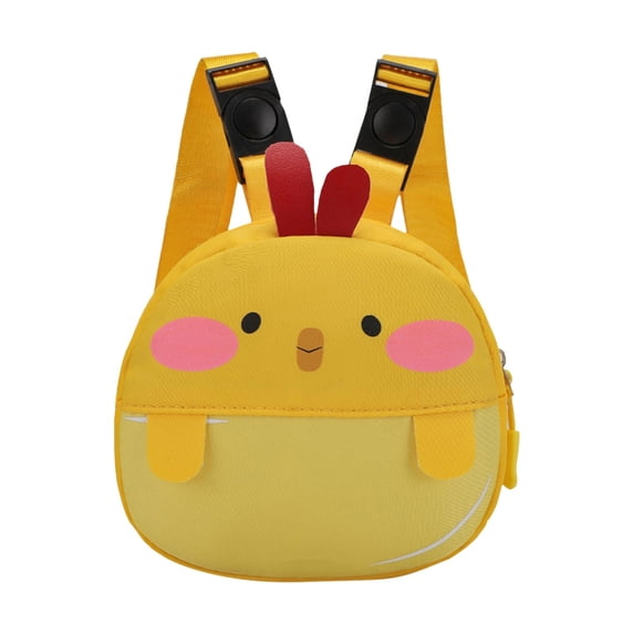 Dog Backpack Harness with Leash, Adjustable and Waterproof Dog Saddle Bag with Leash Ring, Adorable Designs featuring Bee, Frog, and Chick for Stylish Adventures