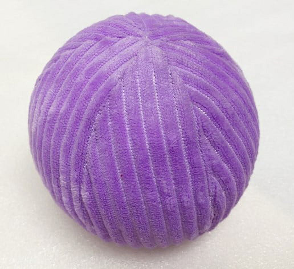 Dog Ball Plaything Chewable Plush Ball Toy Squeaky Ball Stuffed Plush