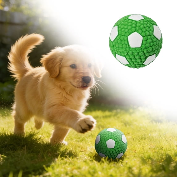 Picture of Dog Balls Squeaky Dog Toy Relieves Anxiety Interactive Chew Play Teeth ...