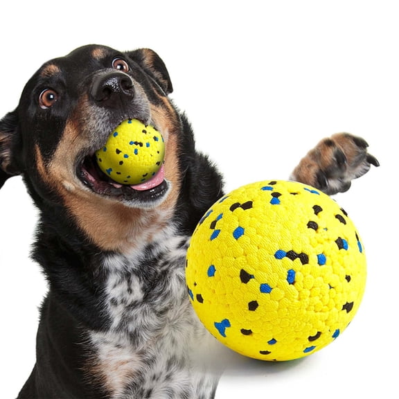 Dog Balls Tennis Ball Toys Dog Toys for Aggressive Chewers Durable Teething Chew Toys Water Toy Fetch Ball for Large Medium Small Dog and Puppies