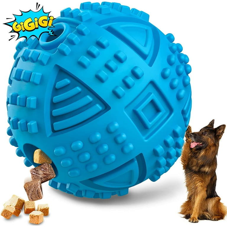 Indestructible Dog Balls, Treat Dispensing Toys for Large Breed