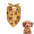 thumbnail image 1 of Dog Bandana 1 Pack,Cats and Pumpkins Halloween Pattern Bandanas for Dogs,Cat Bandana,Small/ Large Dog Bandana 2 Size,Dog Bandanas Girl Boy, 1 of 5