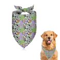 thumbnail image 1 of Dog Bandana 1 Pack,Colorful Cow Checker Pattern Bandanas for Dogs,Cat Bandana,Small/ Large Dog Bandana 2 Size,Dog Bandanas Girl Boy, 1 of 5
