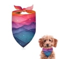 thumbnail image 1 of Dog Bandana 1 Pack,Colorful Tie Dye Mountain Pattern Bandanas for Dogs,Cat Bandana,Small/ Large Dog Bandana 2 Size,Dog Bandanas Girl Boy, 1 of 6