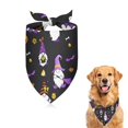 thumbnail image 1 of Dog Bandana 1 Pack,Halloween Gnomes and Pumpkins Bandanas for Dogs,Cat Bandana,Small/ Large Dog Bandana 2 Size,Dog Bandanas Girl Boy, 1 of 5