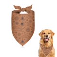 thumbnail image 1 of Dog Bandana 1 Pack,Orange Occult Pattern Bandanas for Dogs,Cat Bandana,Small/ Large Dog Bandana 2 Size,Dog Bandanas Girl Boy, 1 of 5