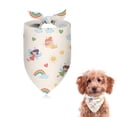 thumbnail image 1 of Dog Bandana 1 Pack,Pastel Fairy Rainbow Pattern Bandanas for Dogs,Cat Bandana,Small/ Large Dog Bandana 2 Size,Dog Bandanas, 1 of 6
