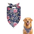 thumbnail image 1 of Dog Bandana 1 Pack,Pioneer Flower Floral Print Pattern Bandanas for Dogs,Cat Bandana,Small/ Large Dog Bandana 2 Size,Dog Bandanas, 1 of 6