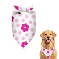 thumbnail image 1 of Dog Bandana 1 Pack,Pioneer Flower Floral Print Pattern Bandanas for Dogs,Cat Bandana,Small/ Large Dog Bandana 2 Size,Dog Bandanas, 1 of 6