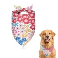 thumbnail image 1 of Dog Bandana 1 Pack,Vibrant Mixed Pioneer Flower Pattern Bandanas for Dogs,Cat Bandana,Small/ Large Dog Bandana 2 Size,Dog Bandanas Girl Boy, 1 of 5