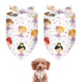 thumbnail image 1 of Dog Bandana 2 Pack,Ballet Princess Girls Pattern Bandanas for Dogs,Cat Bandana,Small/ Large Dog Bandana 2 Size,Dog Bandanas, 1 of 6