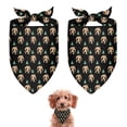thumbnail image 1 of Dog Bandana 2 Pack,Black Bigfoot and Tree Pattern Bandanas for Dogs,Cat Bandana,Small/ Large Dog Bandana 2 Size,Dog Bandanas Girl Boy, 1 of 5