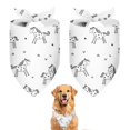thumbnail image 1 of Dog Bandana 2 Pack,Black and White Unicorn Bandanas for Dogs,Cat Bandana,Small/ Large Dog Bandana 2 Size,Dog Bandanas, 1 of 6