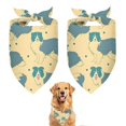 thumbnail image 1 of Dog Bandana 2 Pack,Border Collie Bandanas for Dogs,Cat Bandana,Small/ Large Dog Bandana 2 Size,Dog Bandanas, 1 of 6