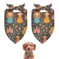 thumbnail image 1 of Dog Bandana 2 Pack,Colorful Princess Castle Pattern Bandanas for Dogs,Cat Bandana,Small/ Large Dog Bandana 2 Size,Dog Bandanas, 1 of 6