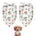 thumbnail image 1 of Dog Bandana 2 Pack,Mushroom Fairy Princess Pattern Bandanas for Dogs,Cat Bandana,Small/ Large Dog Bandana 2 Size,Dog Bandanas, 1 of 6