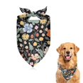 thumbnail image 1 of Dog Bandana 2 Pack,Pioneer Flower Floral Print Pattern Bandanas for Dogs,Cat Bandana,Small/ Large Dog Bandana 2 Size,Dog Bandanas, 1 of 6