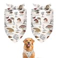 thumbnail image 1 of Dog Bandana 2 Pack,Red Mushroom Plant Light Pattern Bandanas for Dogs,Cat Bandana,Small/ Large Dog Bandana 2 Size,Dog Bandanas, 1 of 6