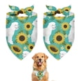 thumbnail image 1 of Dog Bandana 2 Pack,White Poodle Dog and Sunflowers Bandanas for Dogs,Cat Bandana,Small/ Large Dog Bandana 2 Size,Dog Bandanas, 1 of 6