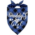 thumbnail image 1 of Dog Bandana, Dog Bandana, Dog Scarf Classical Plaid Printing, Dog Scarf Accessories, Dog Bandana Pet Scarf, Pet Scarf Accessories, Christmas Birthday Dog Gift, Daddy''s Girl (M10), 1 of 1