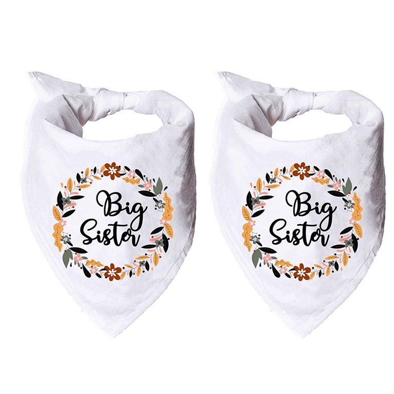 Flower Pup Dog Bandana | 100% Cotton Triangle | Made In USA | Wedding Photo Prop | Bridal Shower | Engagement Announcement | Black, One