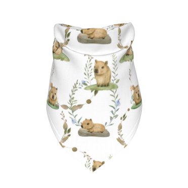 Puppy Accessories Jeiento Daisy Flower Dog Bandana - Adjustable Triangle Scarf For Small Medium Large Dogs Daisy Flower Triangle Bandana For Dogs Cats