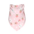 thumbnail image 1 of Dog Bandanas, Cartoon Cute Rabbit Flower Pink Dog Bandana Boy Girl for Holiday, Adjustable Dog Scarf Pet Bib Triangle Handkerchief Bandanas for Dogs Accessories for Dogs Cats, 1 of 6