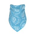 thumbnail image 1 of Dog Bandanas, Conch Blue Adjustable Dog Scarf Triangle Bib Handkerchief Accessories for Small Medium Large Dogs, Cats, Pets, 1 of 6