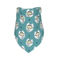 thumbnail image 1 of Dog Bandanas, Cute Funny Goggles Husky Adjustable Dog Scarf Triangle Bib Handkerchief Accessories for Small Medium Large Dogs, Cats, Pets, 1 of 6