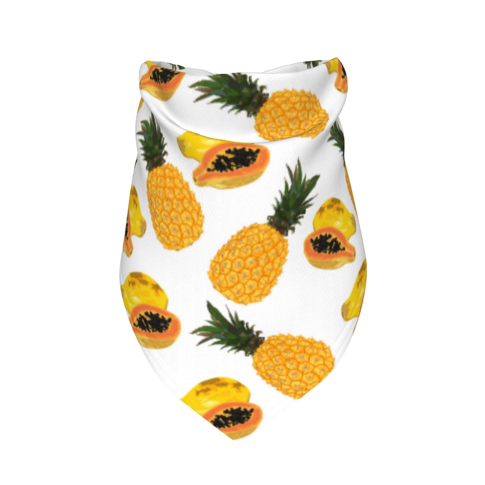 Dog Bandanas, Papaya Pineapple Tropical Dog Bandana Boy Girl for
