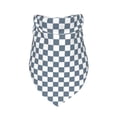 thumbnail image 1 of Dog Bandanas, Square Gray White Plaid Adjustable Dog Scarf Triangle Bib Handkerchief Accessories for Small Medium Large Dogs, Cats, Pets, 1 of 6