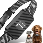 Dog Bark Collar for Large Medium Small Dogs, Effective No-Bark Collar, Smart Barking Collar, Rechargeable Bark Collar with 7 Sensitivity, 3 Modes, Waterproof, Orange