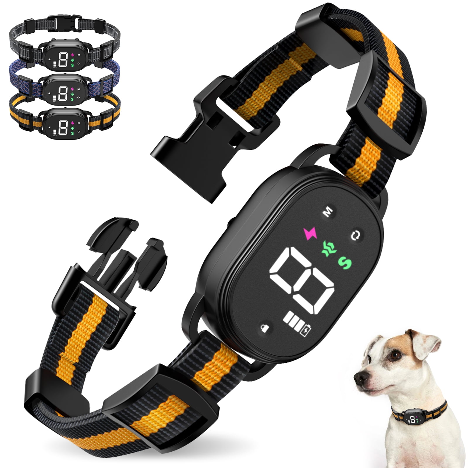 Anti Dog Bark Collar from Emlimny with Beep Vibration and Shock,Anti