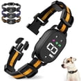 thumbnail image 1 of Dog Bark Collar, Rechargeable Anti Barking Training Collar with Beep Vibration Shock for Large Medium Small Dogs, Waterproof Bark Shock Collar with 8 Adjustable Sensitivity (Yellow), 1 of 7