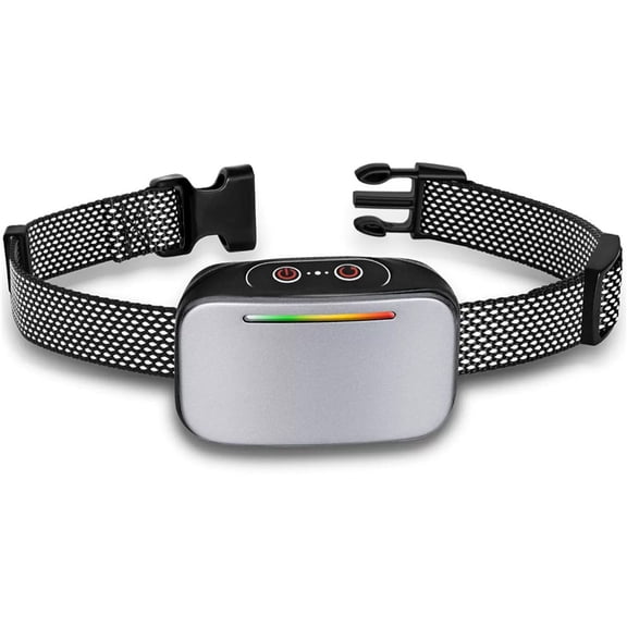 Dog Bark Control CollarSmart Anti-Barking Collar, Anti-Barking Training Collar, Level 6 Strength Selection, Barking Collar for Large, Medium and Small Dogs