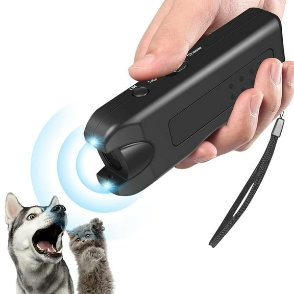Dog Bark Deterrent,Device Anti Barking Device, Stop Dog Bark device with 3-in-1 Ultrasonic Dog Barking Control Device 16.4ft Range Safe for Humans & Dogs, Ultrasonic Dog Barking Deterrent with Dual